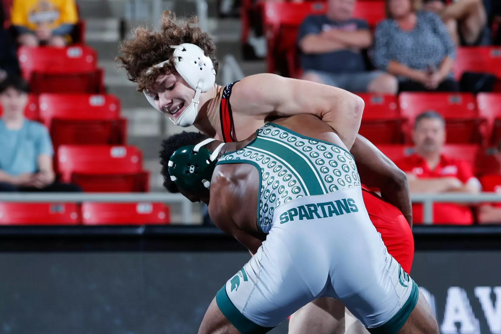 Davidson takes on Michigan State in non-conference wrestling action at Belk Arena on Friday, November 11, 2022 in Davidson, North Carolina.