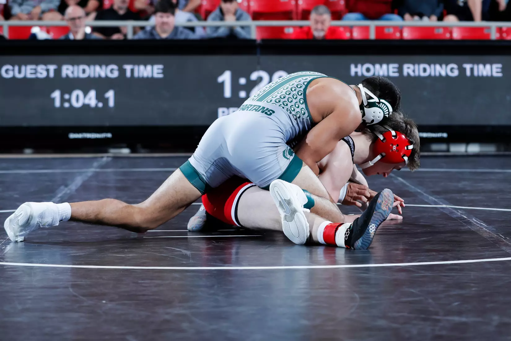 Davidson takes on Michigan State in non-conference wrestling action at Belk Arena on Friday, November 11, 2022 in Davidson, North Carolina.