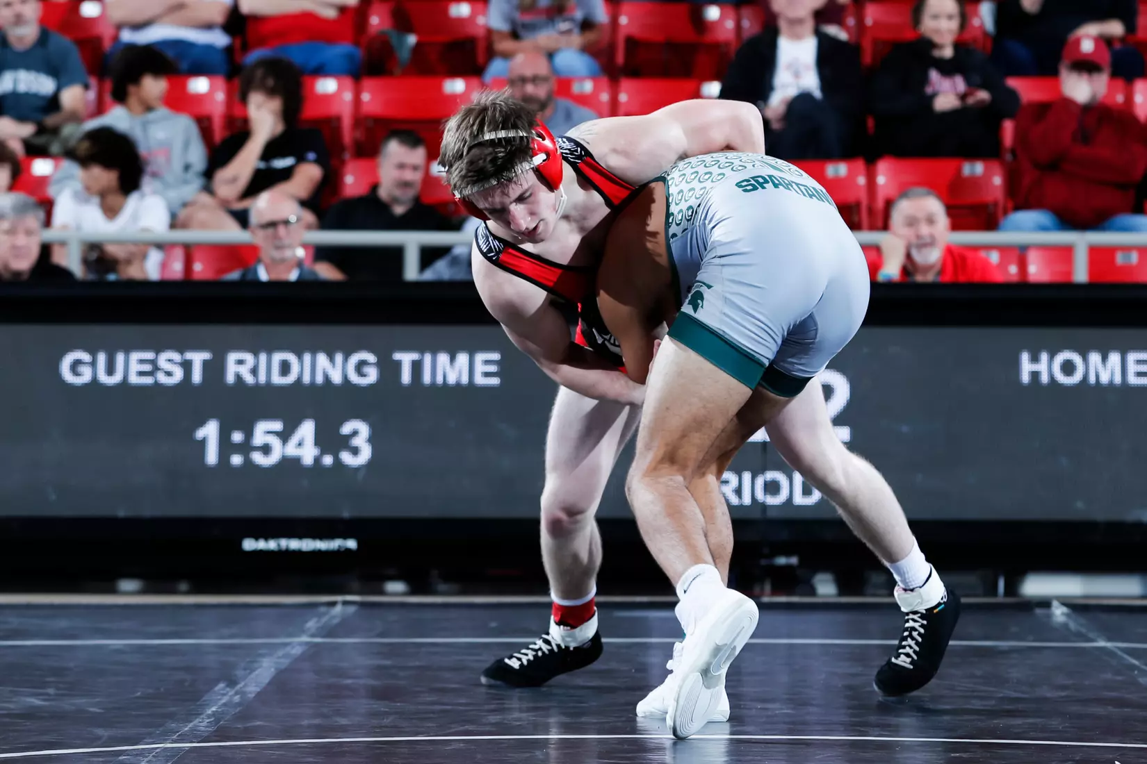 Davidson takes on Michigan State in non-conference wrestling action at Belk Arena on Friday, November 11, 2022 in Davidson, North Carolina.