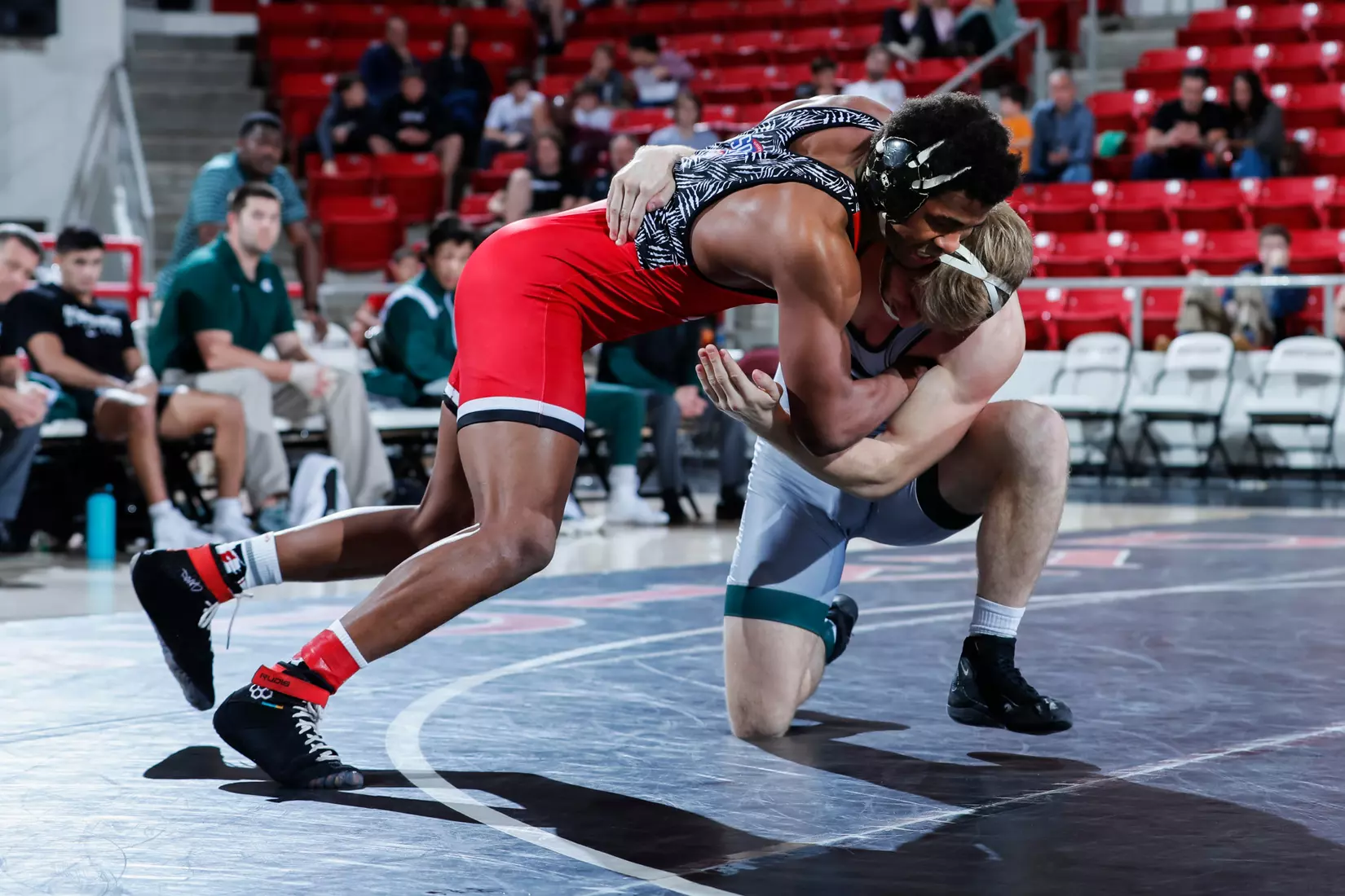 Davidson takes on Michigan State in non-conference wrestling action at Belk Arena on Friday, November 11, 2022 in Davidson, North Carolina.