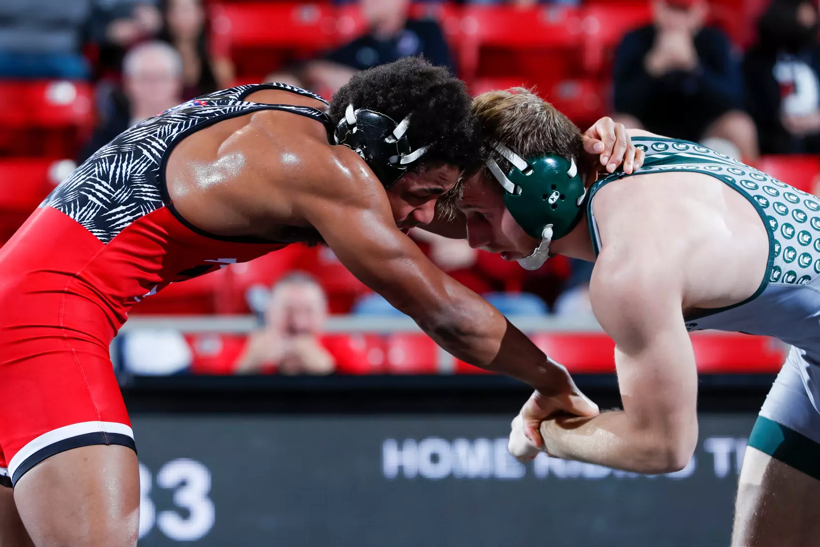 Davidson takes on Michigan State in non-conference wrestling action at Belk Arena on Friday, November 11, 2022 in Davidson, North Carolina.