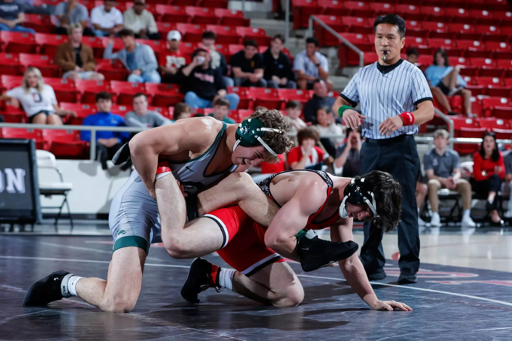 Davidson takes on Michigan State in non-conference wrestling action at Belk Arena on Friday, November 11, 2022 in Davidson, North Carolina.