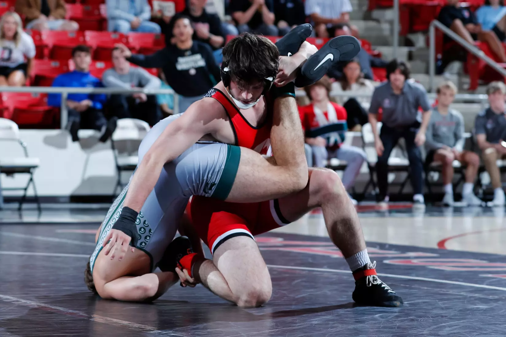 Davidson takes on Michigan State in non-conference wrestling action at Belk Arena on Friday, November 11, 2022 in Davidson, North Carolina.