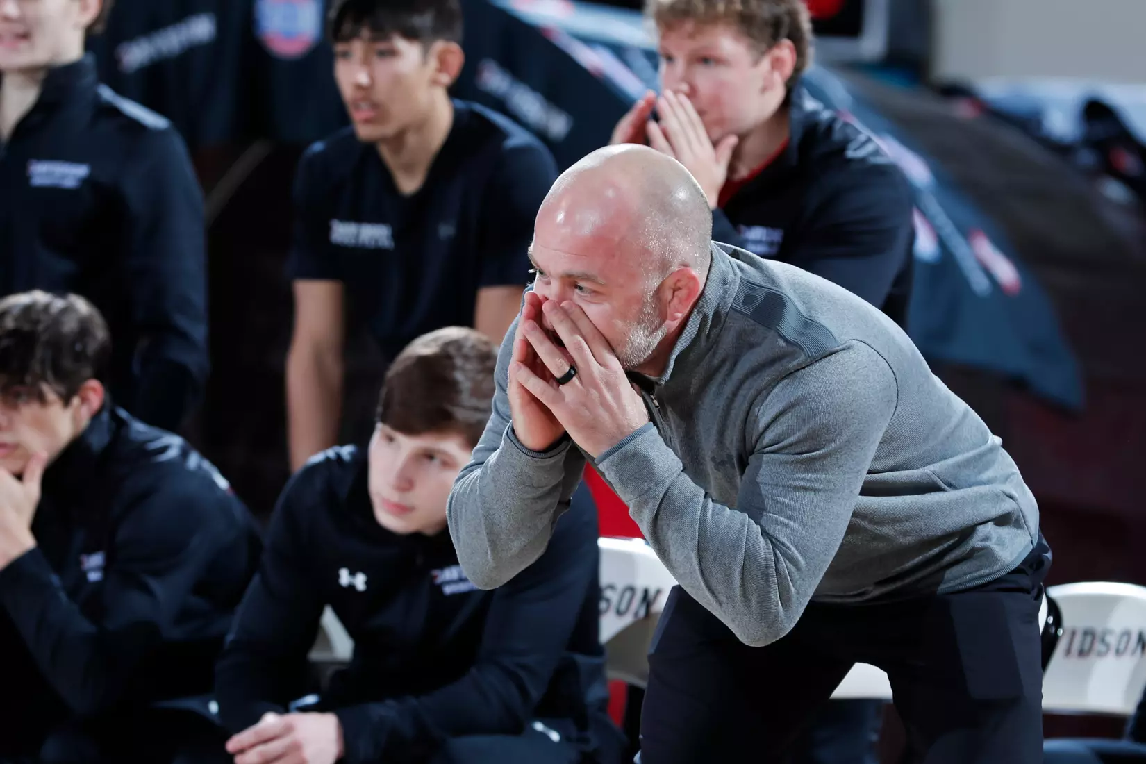 Davidson takes on Michigan State in non-conference wrestling action at Belk Arena on Friday, November 11, 2022 in Davidson, North Carolina.