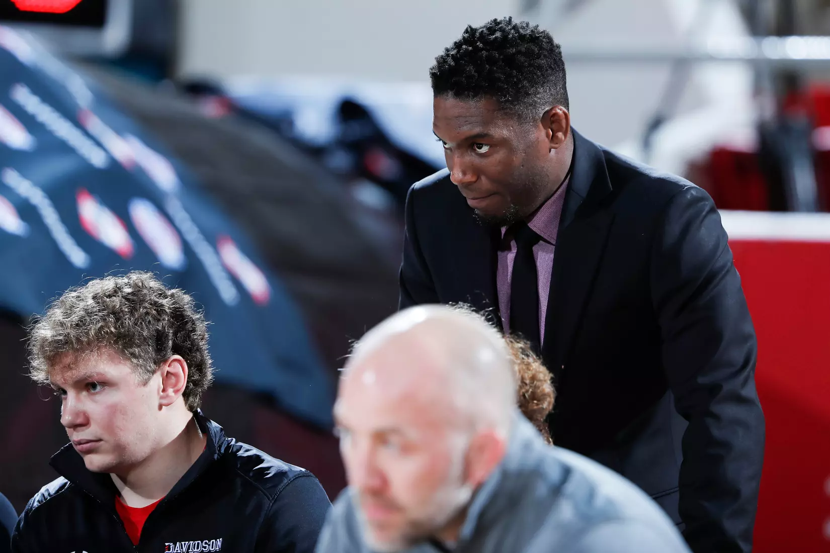 Davidson takes on Michigan State in non-conference wrestling action at Belk Arena on Friday, November 11, 2022 in Davidson, North Carolina.