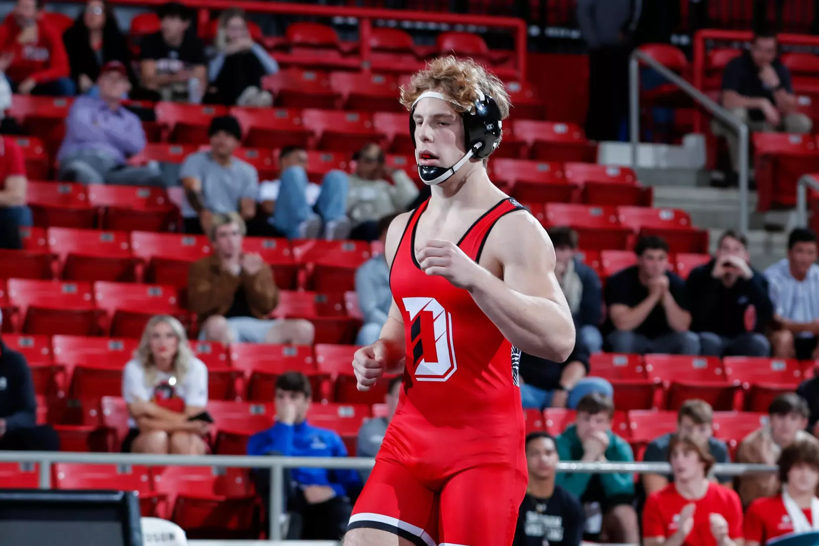 Davidson takes on Michigan State in non-conference wrestling action at Belk Arena on Friday, November 11, 2022 in Davidson, North Carolina.