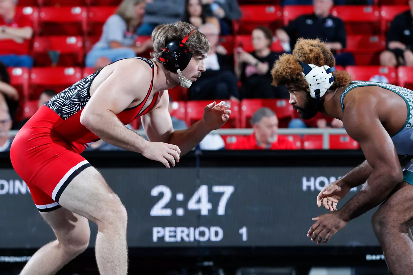 Davidson takes on Michigan State in non-conference wrestling action at Belk Arena on Friday, November 11, 2022 in Davidson, North Carolina.
