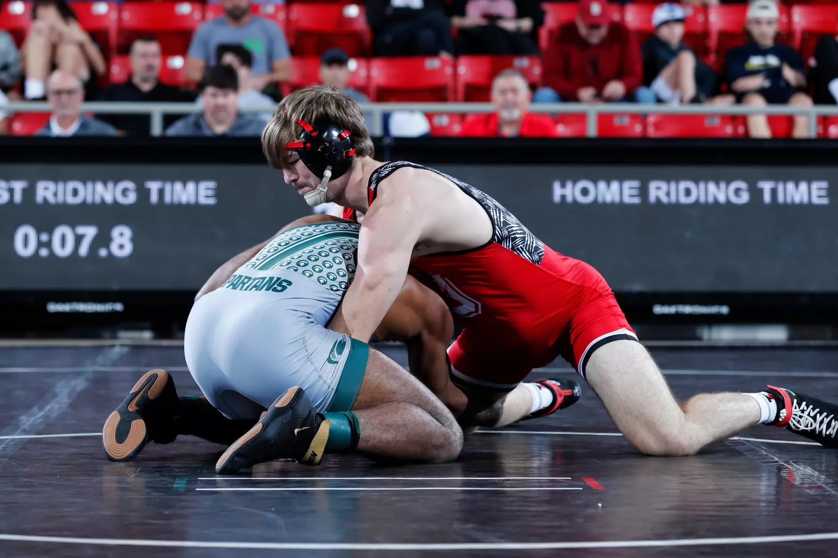 Davidson takes on Michigan State in non-conference wrestling action at Belk Arena on Friday, November 11, 2022 in Davidson, North Carolina.