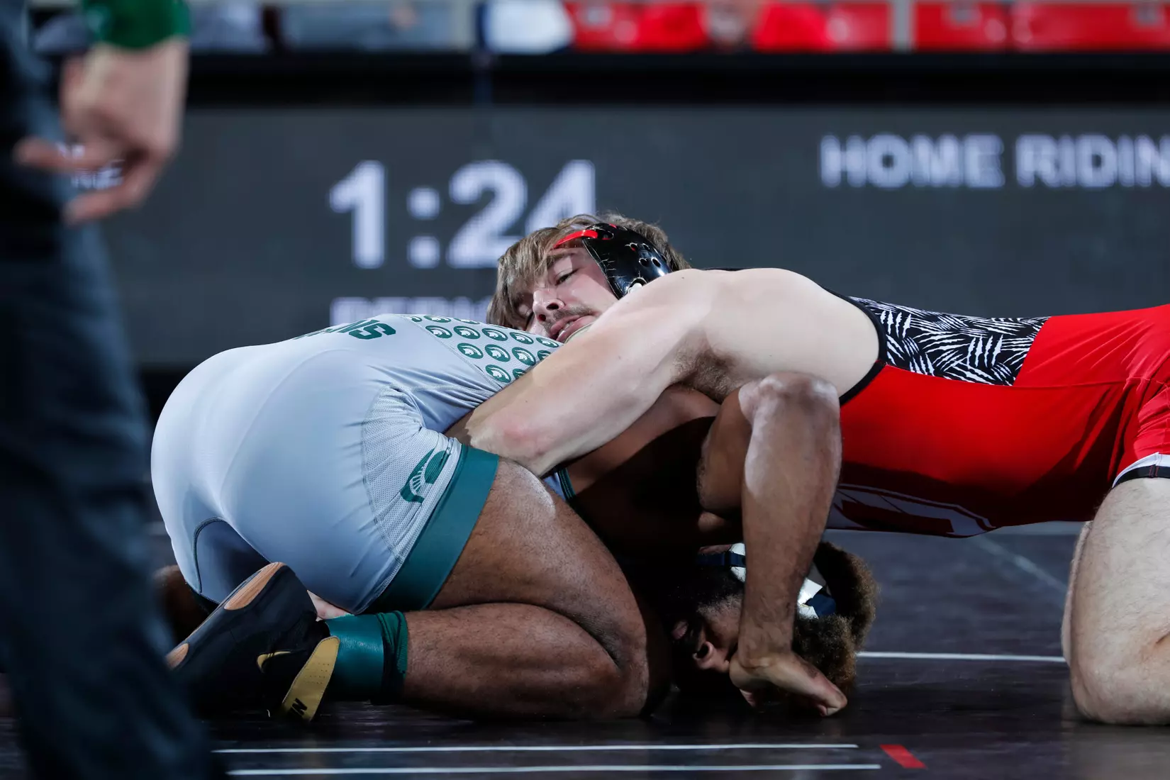 Davidson takes on Michigan State in non-conference wrestling action at Belk Arena on Friday, November 11, 2022 in Davidson, North Carolina.