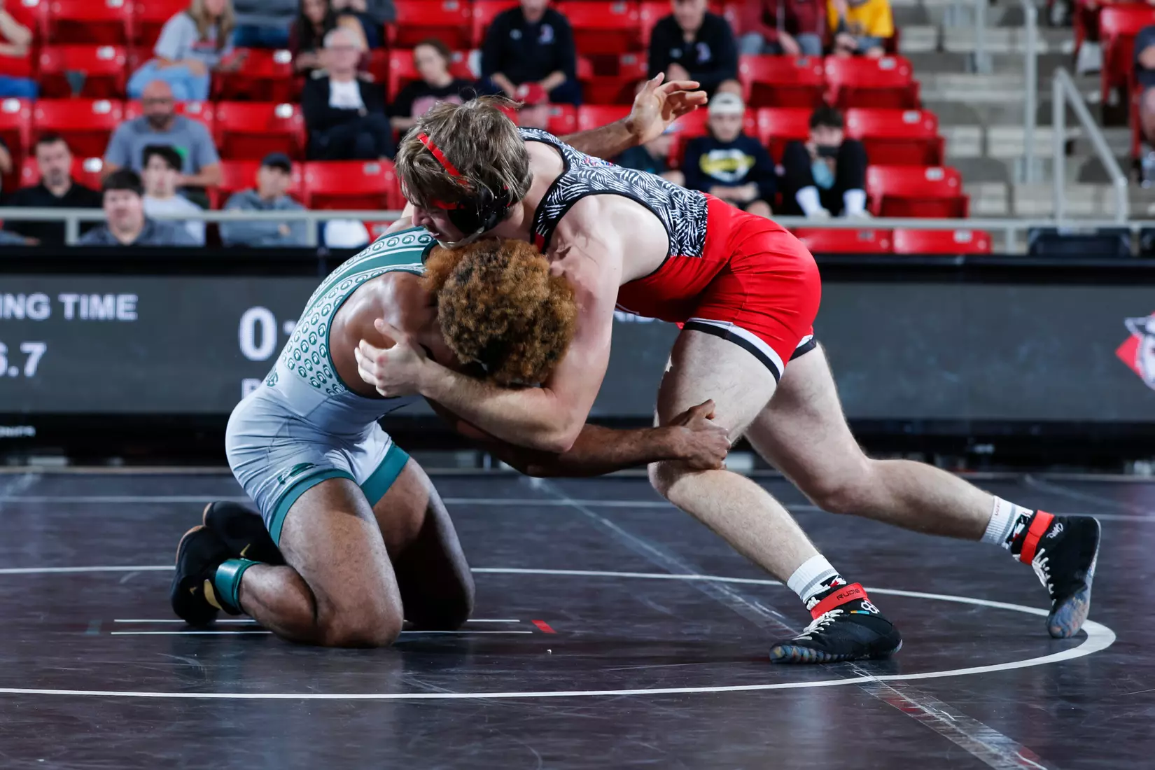 Davidson takes on Michigan State in non-conference wrestling action at Belk Arena on Friday, November 11, 2022 in Davidson, North Carolina.