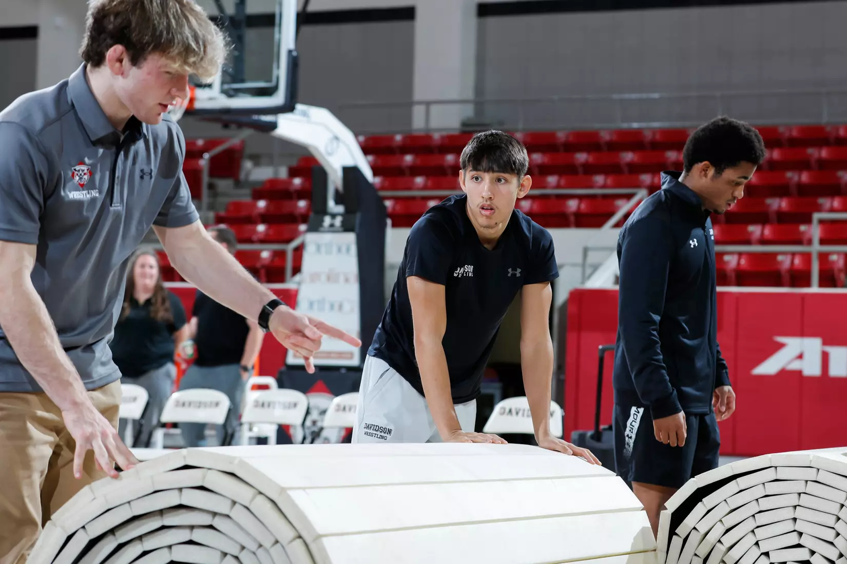 Davidson takes on Michigan State in non-conference wrestling action at Belk Arena on Friday, November 11, 2022 in Davidson, North Carolina.