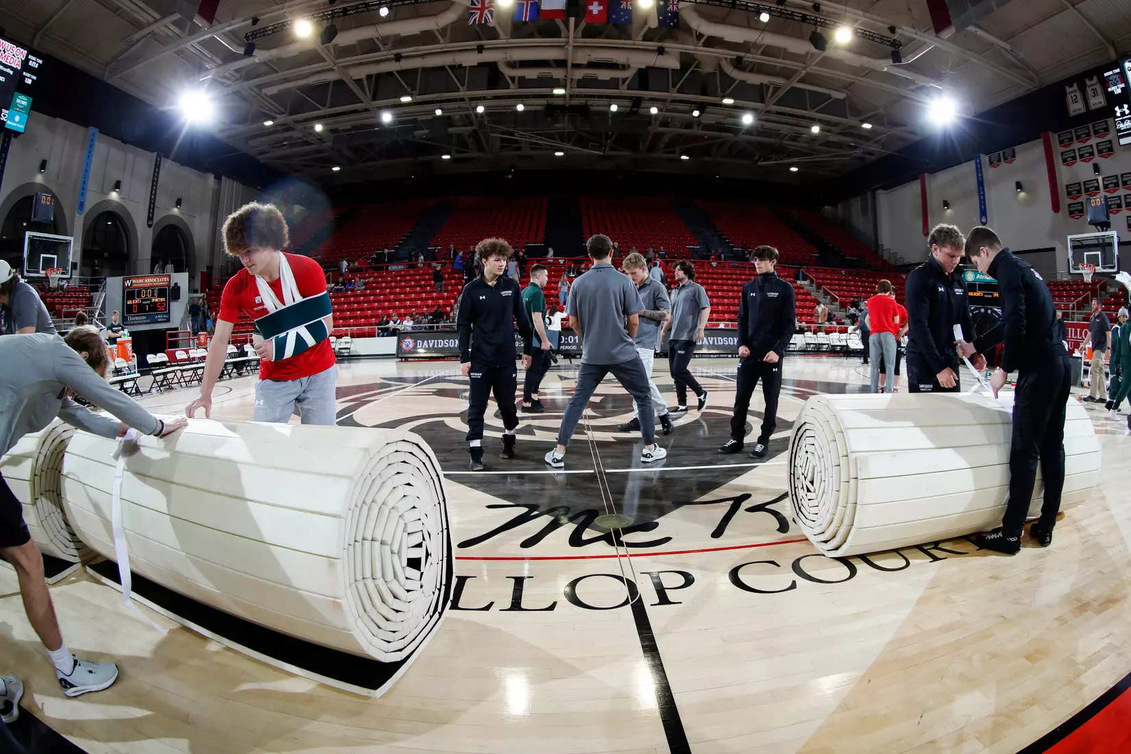 Davidson takes on Michigan State in non-conference wrestling action at Belk Arena on Friday, November 11, 2022 in Davidson, North Carolina.