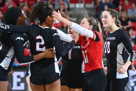 Davidson takes on George Mason in A-10 womenâ??s voilleyball action at Belk Arena on Sunday, November 06, 2022 in Davidson, North Carolina.