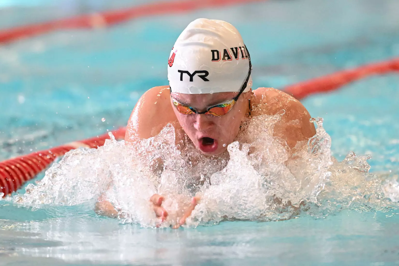 Davidson takes on Gardner-Webb in non-conference swimming action at Charles A. Cannon Pool on Saturday, November 05, 2022 in Davidson, North Carolina.