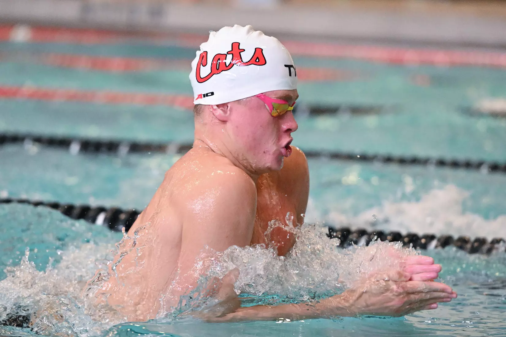 Davidson takes on Gardner-Webb in non-conference swimming action at Charles A. Cannon Pool on Saturday, November 05, 2022 in Davidson, North Carolina.