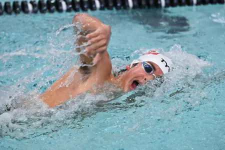 Davidson takes on Gardner-Webb in non-conference swimming action at Charles A. Cannon Pool on Saturday, November 05, 2022 in Davidson, North Carolina.