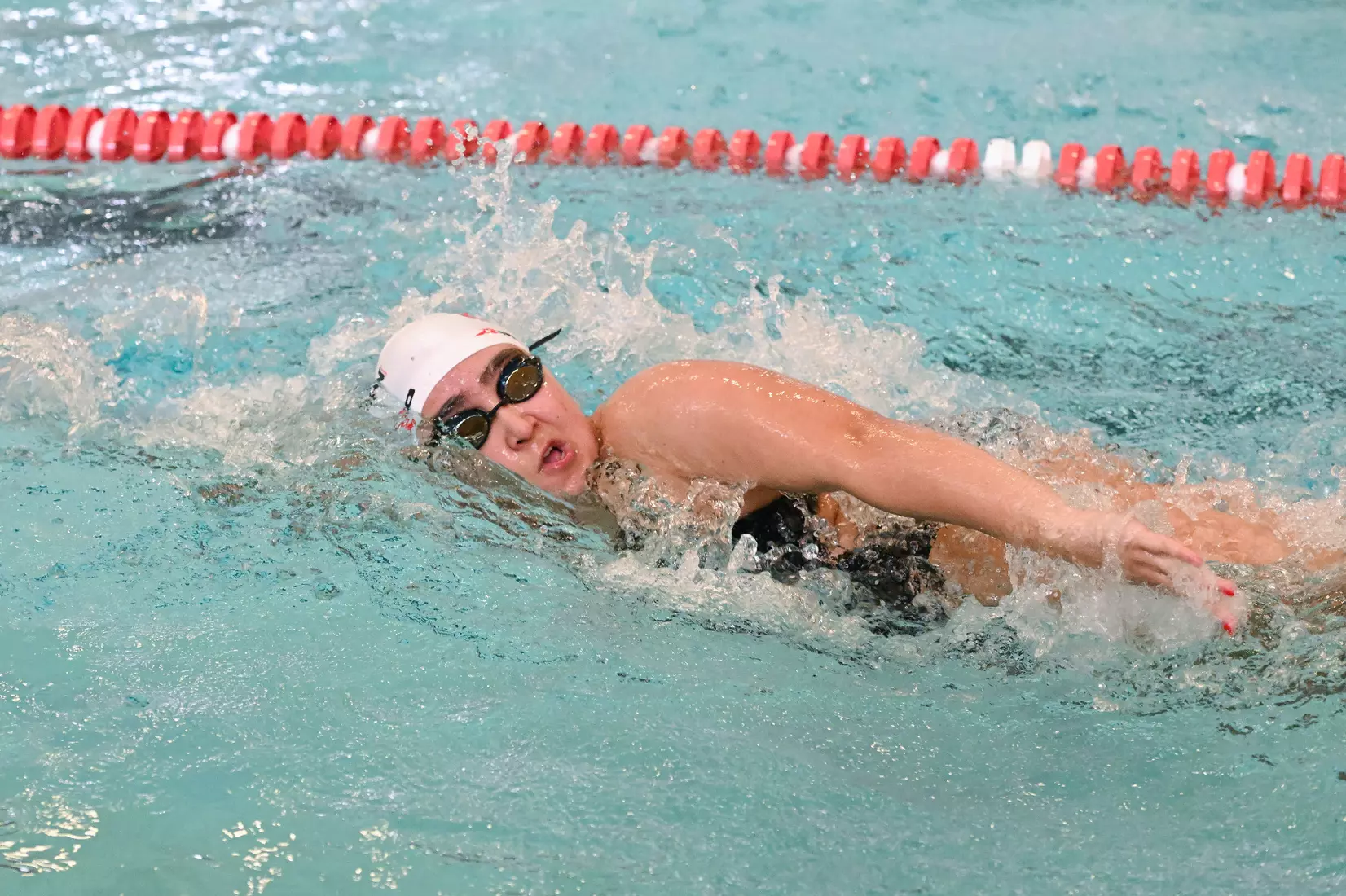 Davidson takes on Gardner-Webb in non-conference swimming action at Charles A. Cannon Pool on Saturday, November 05, 2022 in Davidson, North Carolina.