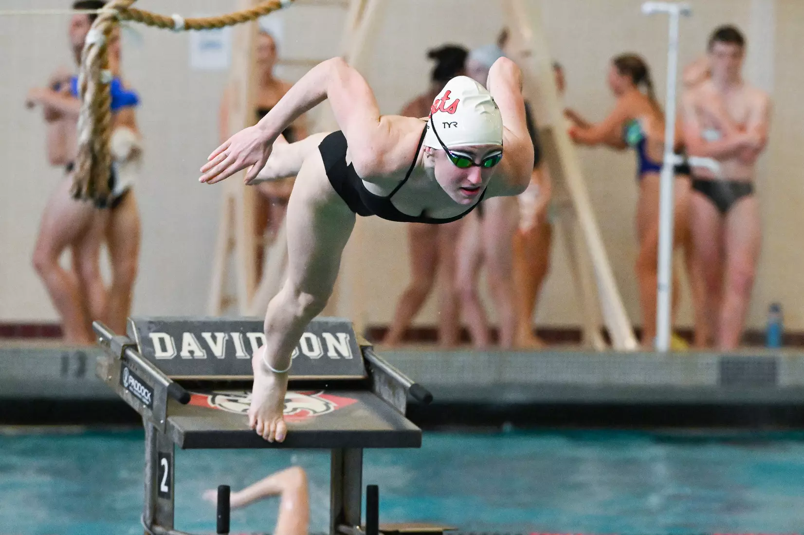 Davidson takes on Gardner-Webb in non-conference swimming action at Charles A. Cannon Pool on Saturday, November 05, 2022 in Davidson, North Carolina.