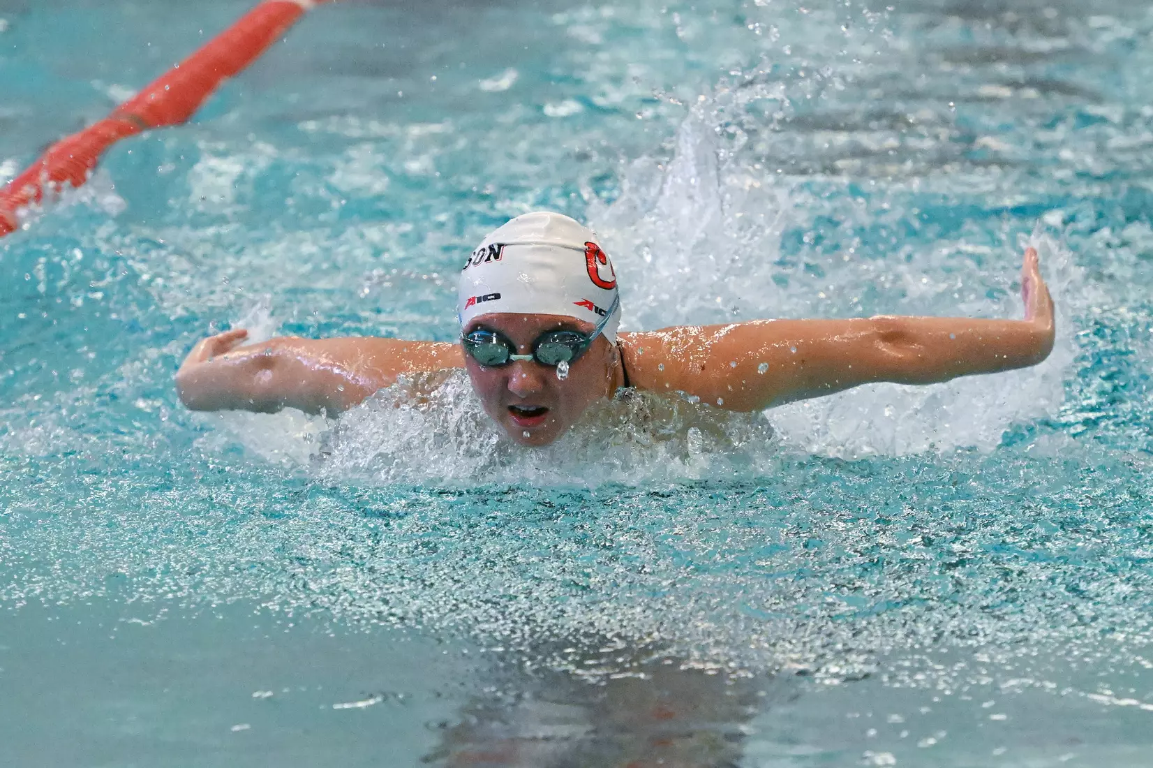 Davidson takes on Gardner-Webb in non-conference swimming action at Charles A. Cannon Pool on Saturday, November 05, 2022 in Davidson, North Carolina.