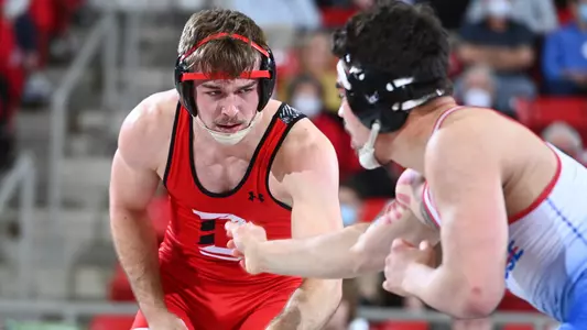 Davidson takes on Presbyterian in SoCon wrestling action at Belk Arena on Sunday, February 27, 2022 in Davidson, North Carolina.