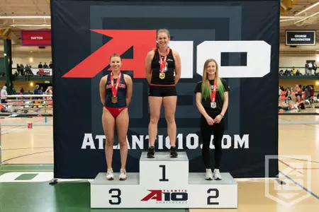 Megan Burkholder podium