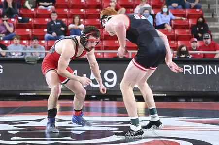 Davidson takes on Gardner-Webb in SoCon wrestling action at Belk Arena on Friday, February 04, 2022 in Davidson, North Carolina.