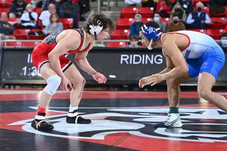 Davidson takes on Presbyterian in SoCon wrestling action at Belk Arena on Sunday, February 27, 2022 in Davidson, North Carolina.