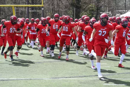 Davidson takes on Presbyterian in non-conference football action at Smith Field at Richardson Stadium on Saturday, March 20, 2021 in Davidson, North Carolina.