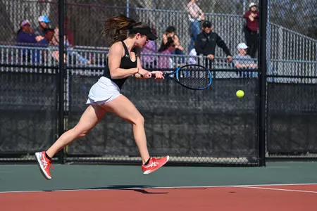 Davidson takes on Elon in non-conference women’s tennis action at the Davidson Tennis Courts on Saturday, March 05, 2022 in Davidson, North Carolina.