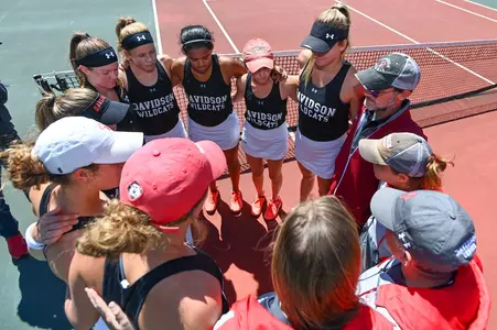 Davidson takes on Fordham in A10 women’s tennis action at the Davidson Tennis Courts on Sunday, April 10, 2022 in Davidson, North Carolina.