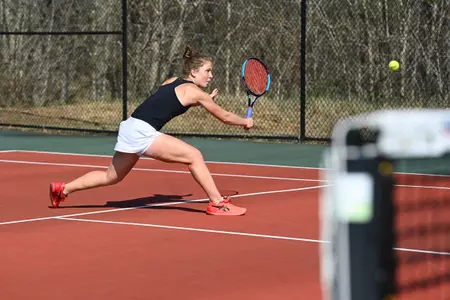 Davidson takes on Elon in non-conference women’s tennis action at the Davidson Tennis Courts on Saturday, March 05, 2022 in Davidson, North Carolina.
