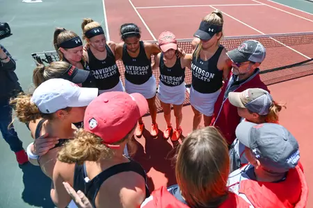 Davidson takes on Fordham in A10 women’s tennis action at the Davidson Tennis Courts on Sunday, April 10, 2022 in Davidson, North Carolina.