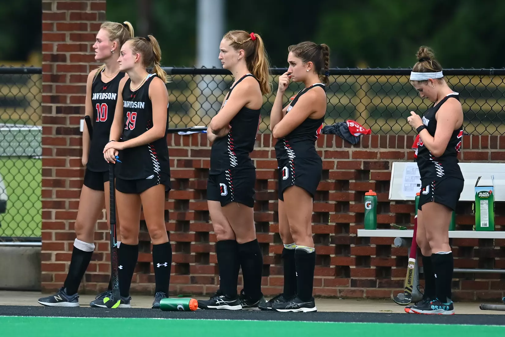 Davidson takes on Georgetown in non-conference field hockey action at Carol Grotnes Belk Turf Field on Friday, August 26, 2022 in Davidson, North Carolina.
