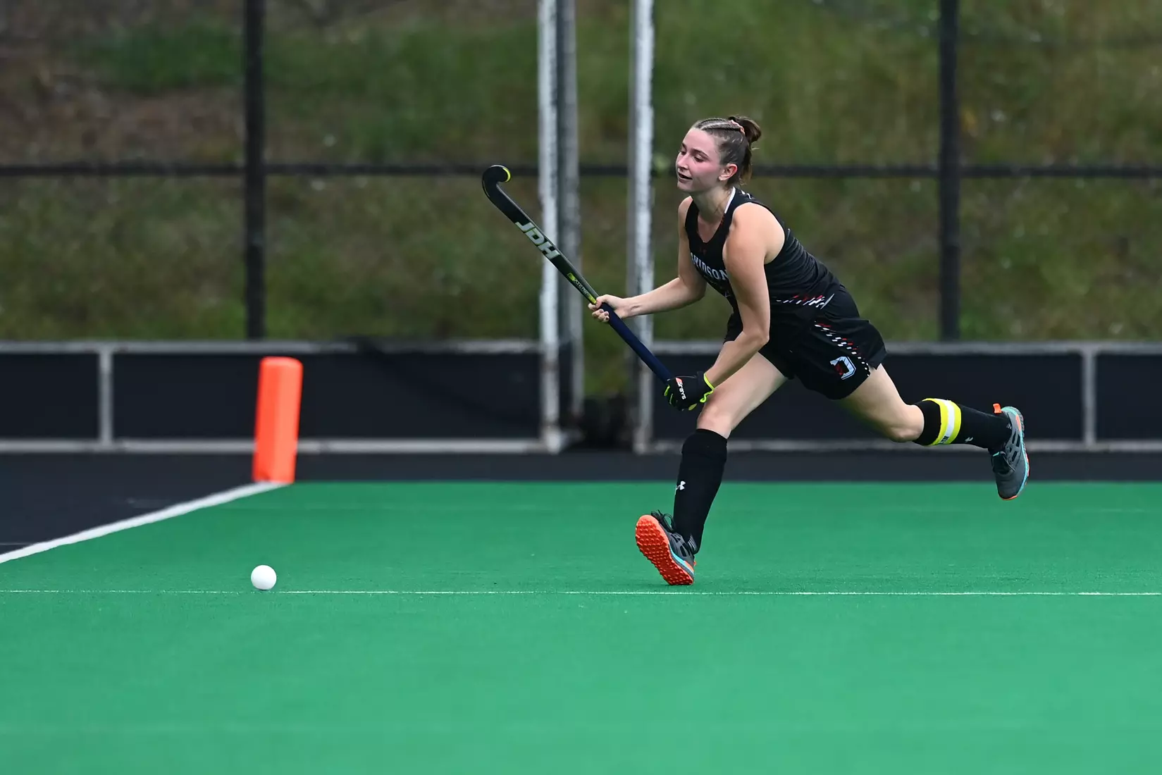 Davidson takes on Georgetown in non-conference field hockey action at Carol Grotnes Belk Turf Field on Friday, August 26, 2022 in Davidson, North Carolina.