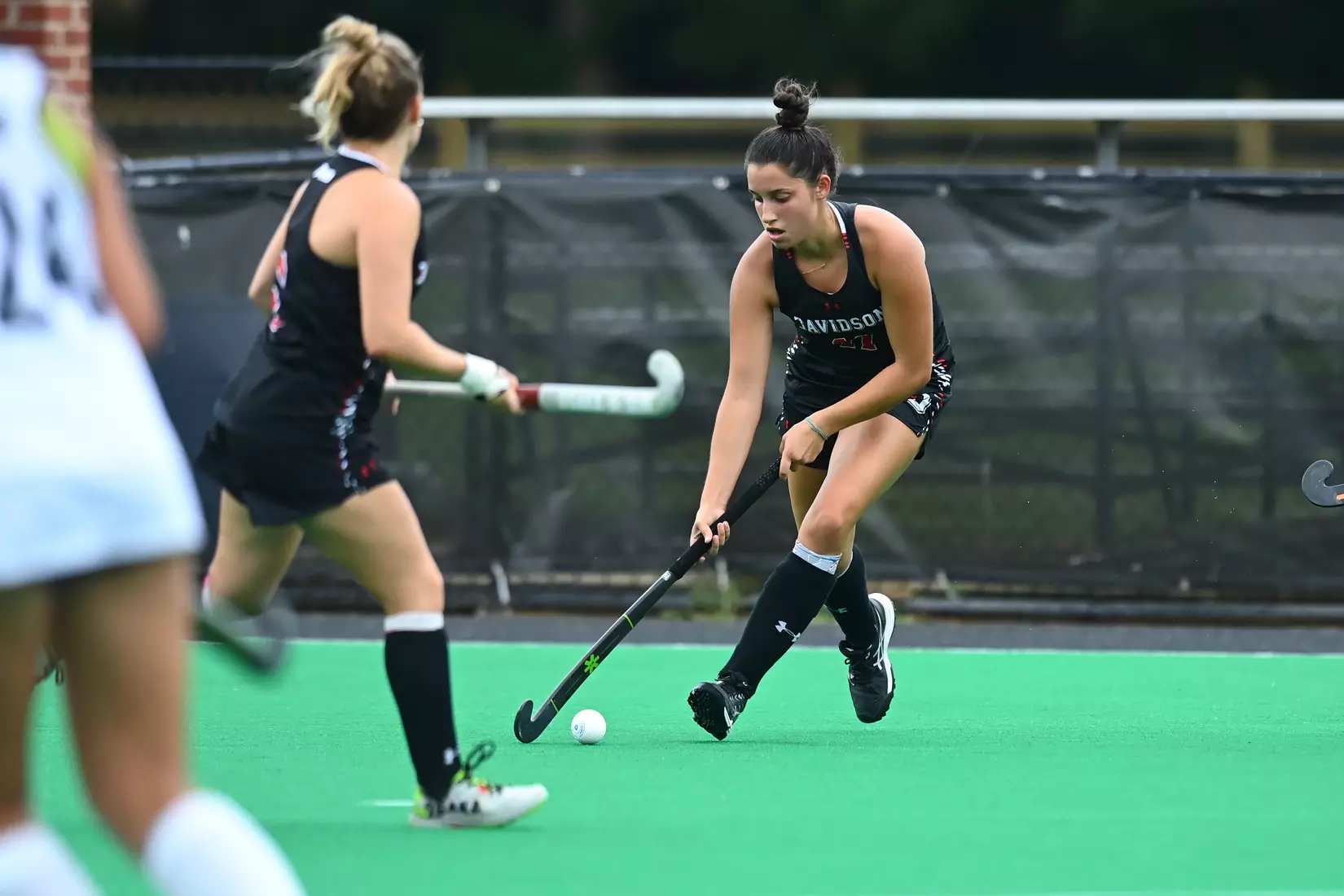 Davidson takes on Georgetown in non-conference field hockey action at Carol Grotnes Belk Turf Field on Friday, August 26, 2022 in Davidson, North Carolina.