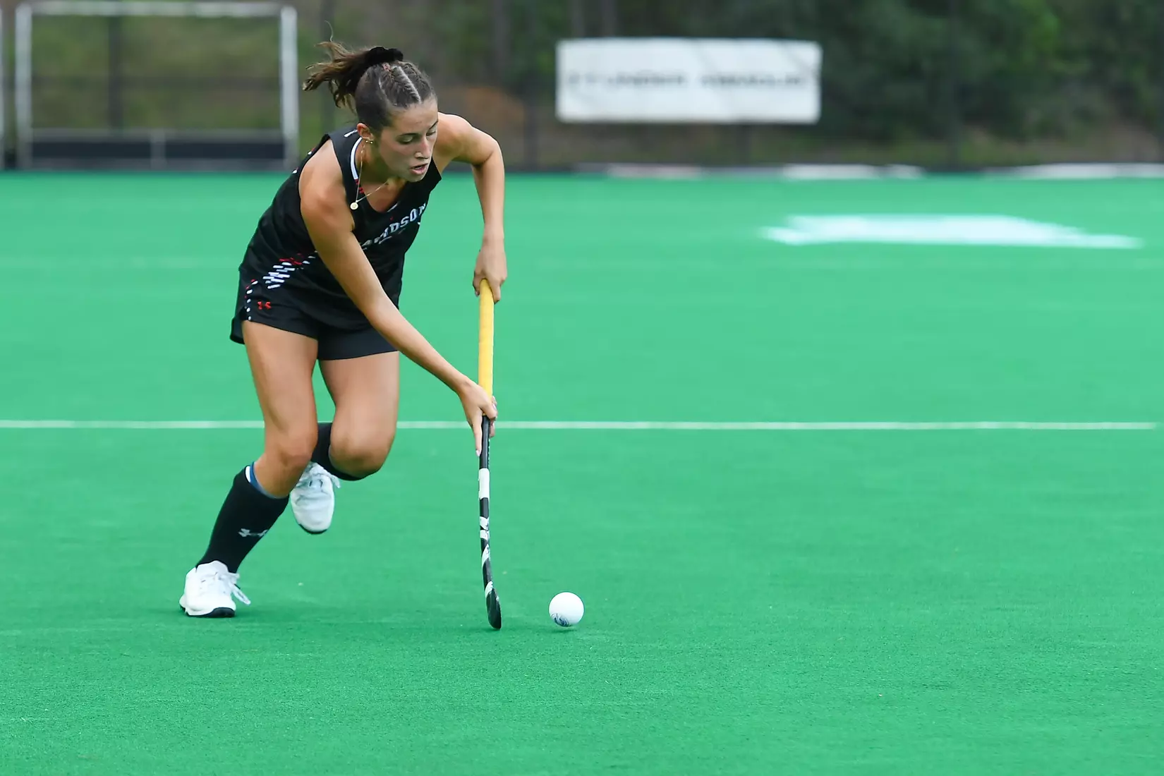 Davidson takes on Georgetown in non-conference field hockey action at Carol Grotnes Belk Turf Field on Friday, August 26, 2022 in Davidson, North Carolina.