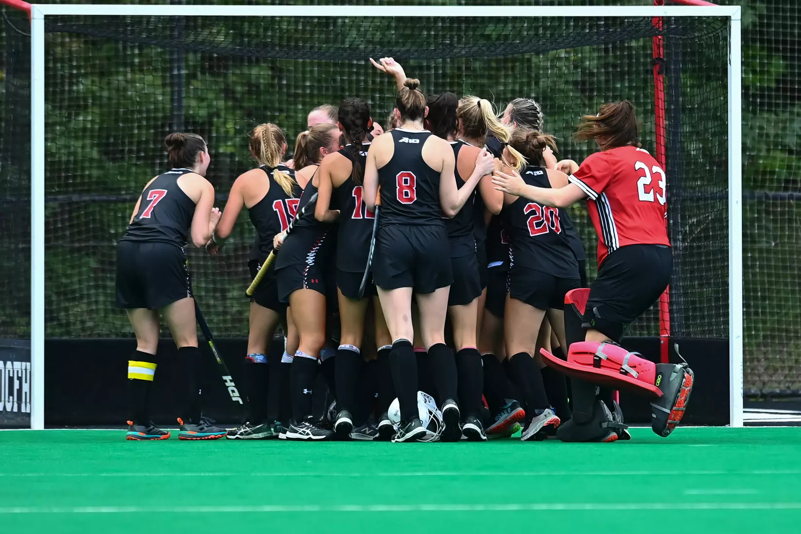 Davidson takes on Georgetown in non-conference field hockey action at Carol Grotnes Belk Turf Field on Friday, August 26, 2022 in Davidson, North Carolina.