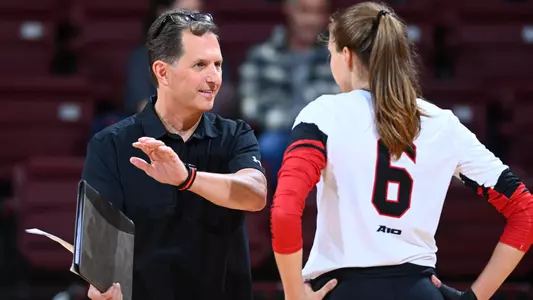 Davidson takes on Delaware in non-conference volleyball action at the Winthrop Coliseum on Saturday, September 10, 2022 in Rock Hill, South Carolina.