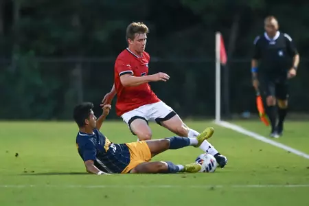 Davidson takes on Averett in non-conference menâ??s soccer action at  Alumni Soccer Stadium on Friday, September 09, 2022 in Davidson, North Carolina.