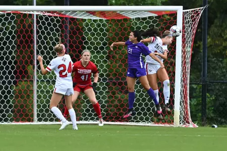 Davidson takes on Furman in non-conference womenâ??s soccer at Alumni Soccer Stadium on Sunday, August 28, 2022 in Davidson, North Carolina.