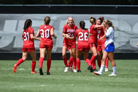Davidson takes on Presbyterian in non-conference womenâ??s soccer action at Sunday, August 21, 2022 in Clinton, South Carolina.