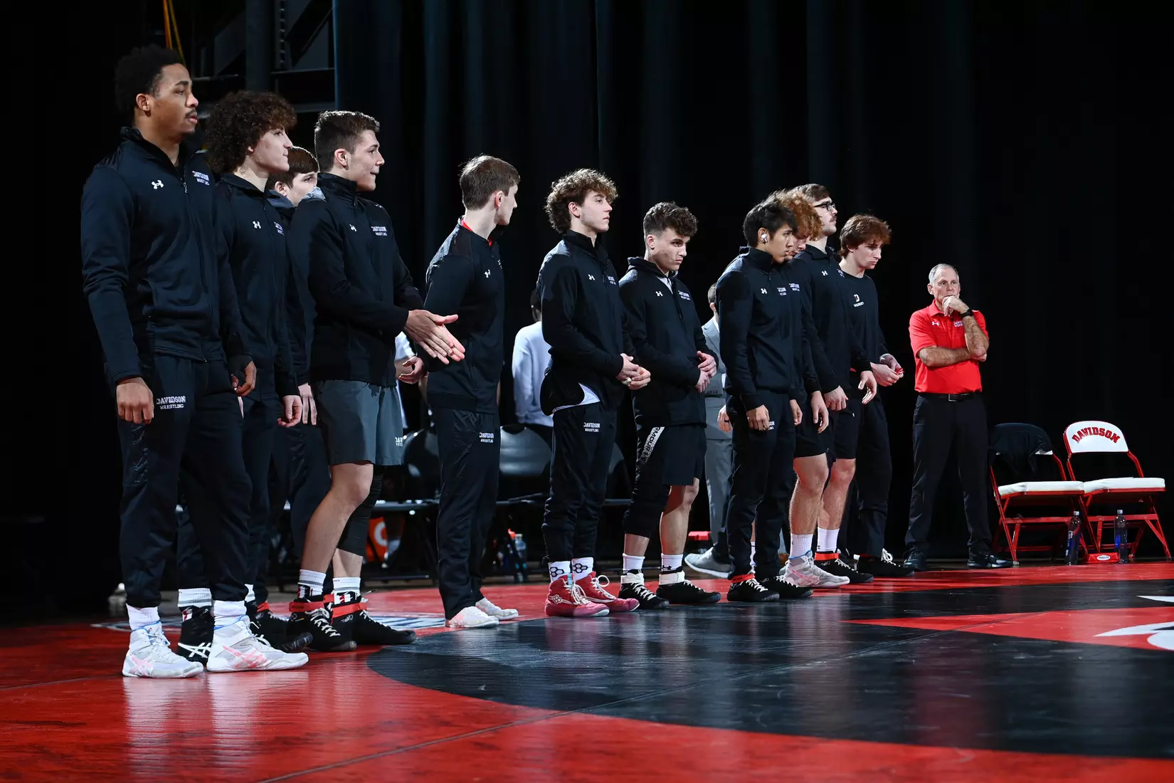 Davidson takes on Bellarmine in SoCon wrestling action at the Duke Family Performance Hall on Sunday, January 15, 2023 in Davidson, North Carolina.