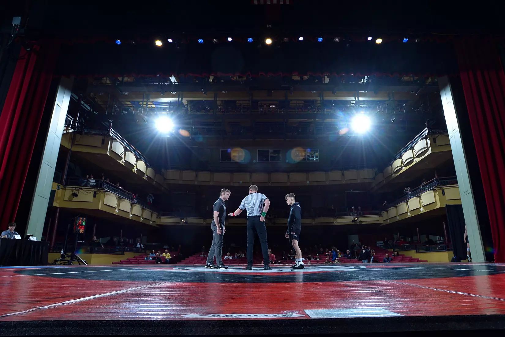 Davidson takes on Bellarmine in SoCon wrestling action at the Duke Family Performance Hall on Sunday, January 15, 2023 in Davidson, North Carolina.