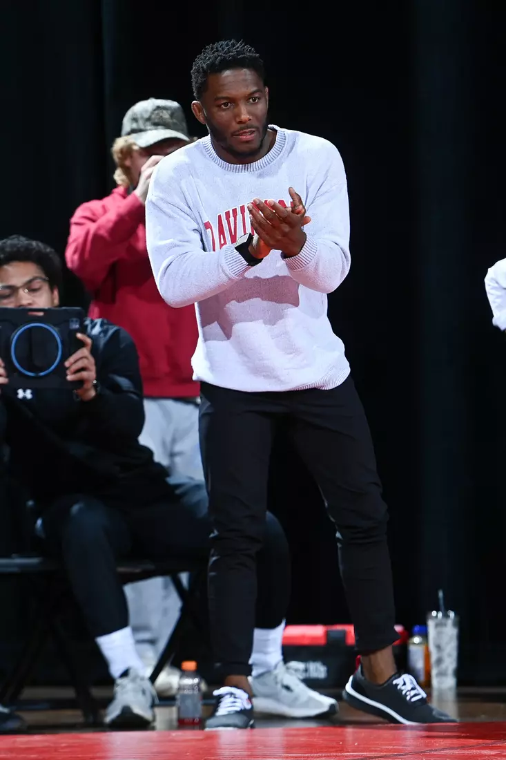 Davidson takes on Bellarmine in SoCon wrestling action at the Duke Family Performance Hall on Sunday, January 15, 2023 in Davidson, North Carolina.