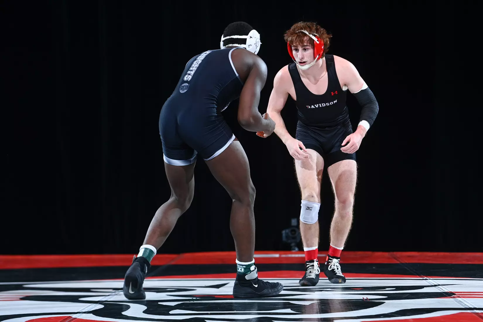 Davidson takes on Bellarmine in SoCon wrestling action at the Duke Family Performance Hall on Sunday, January 15, 2023 in Davidson, North Carolina.