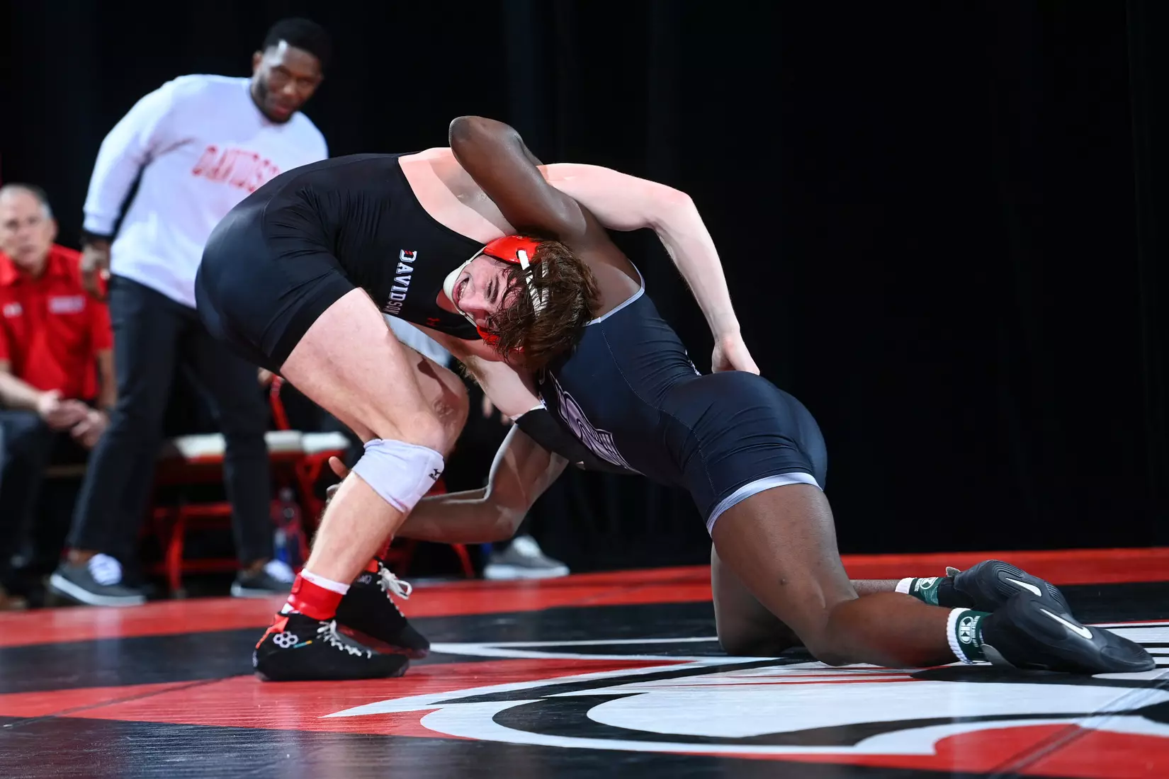 Davidson takes on Bellarmine in SoCon wrestling action at the Duke Family Performance Hall on Sunday, January 15, 2023 in Davidson, North Carolina.