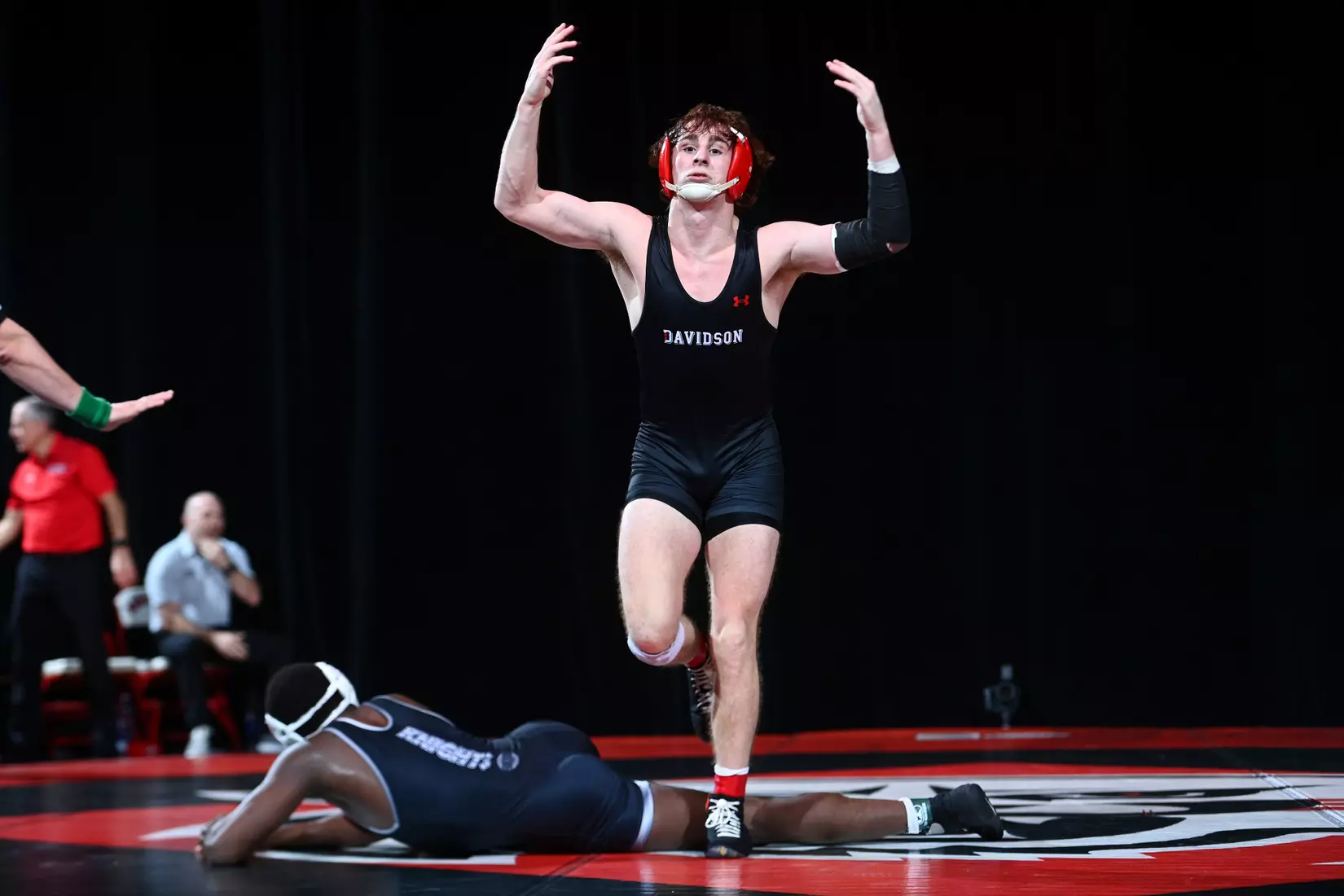 Davidson takes on Bellarmine in SoCon wrestling action at the Duke Family Performance Hall on Sunday, January 15, 2023 in Davidson, North Carolina.