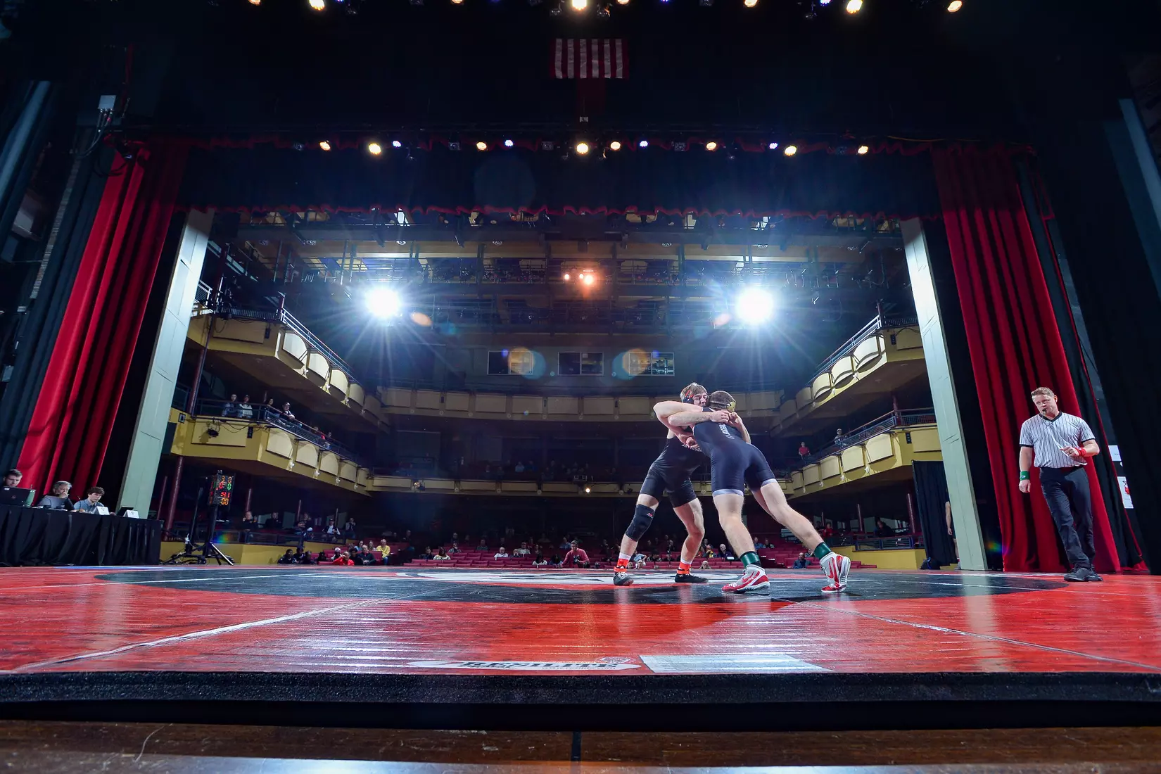 Davidson takes on Bellarmine in SoCon wrestling action at the Duke Family Performance Hall on Sunday, January 15, 2023 in Davidson, North Carolina.