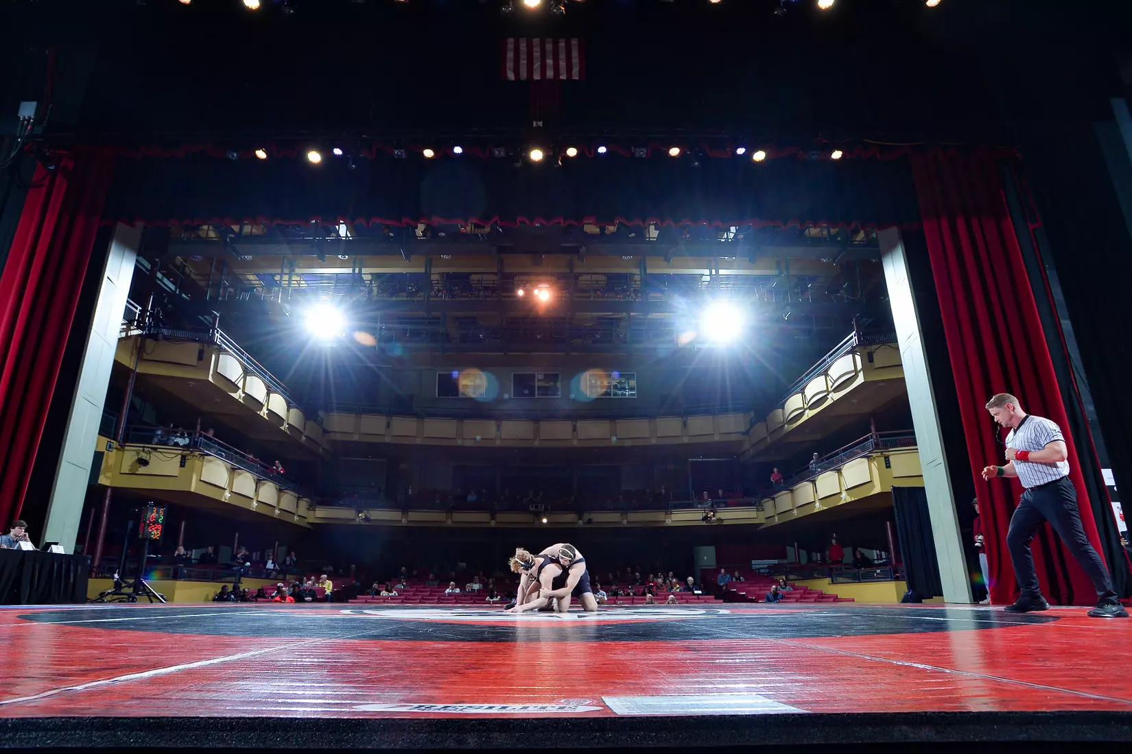 Davidson takes on Bellarmine in SoCon wrestling action at the Duke Family Performance Hall on Sunday, January 15, 2023 in Davidson, North Carolina.