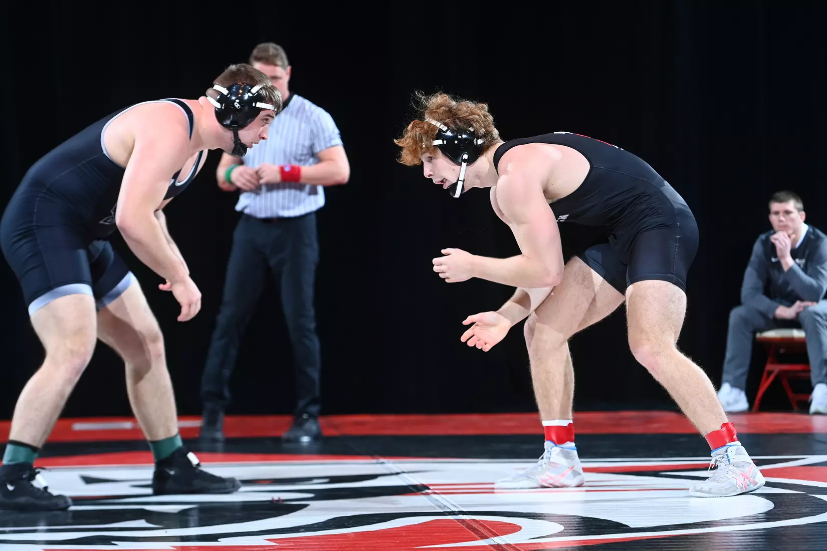 Davidson takes on Bellarmine in SoCon wrestling action at the Duke Family Performance Hall on Sunday, January 15, 2023 in Davidson, North Carolina.